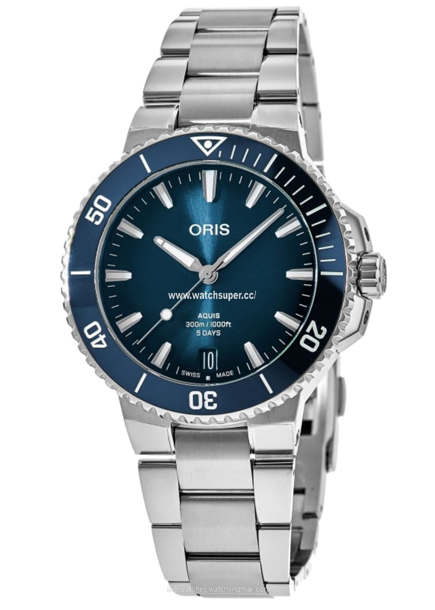 Oris Aquis Date 01 400 7790 4135-07 8 23 02PEB Stainless Steel 1