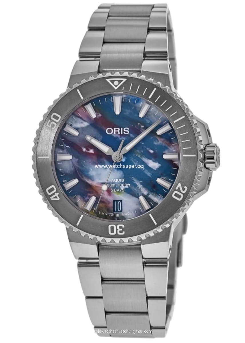 Oris Aquis Date 01 400 7790 4150-07 8 23 02PEB Stainless Steel 1