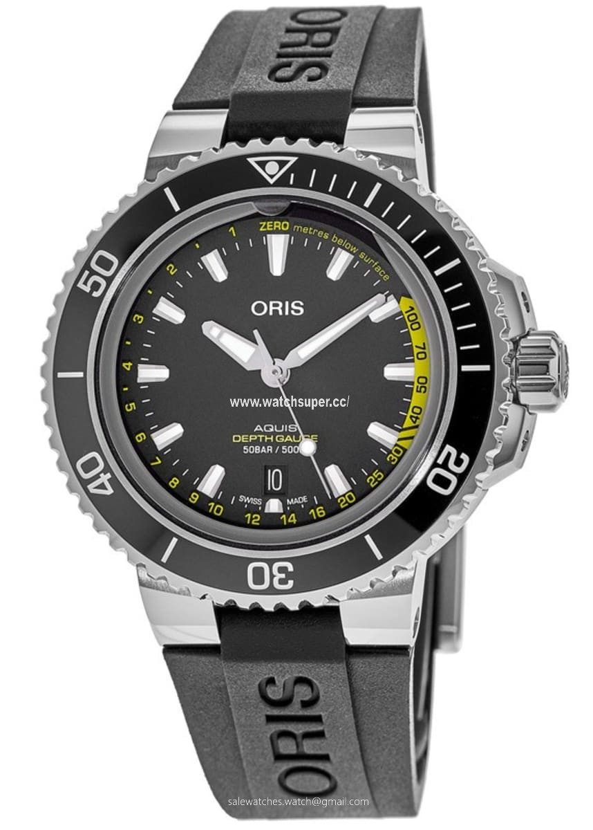Oris Aquis Depth Gauge 01 733 7755 4154-Set RS Stainless Steel 1