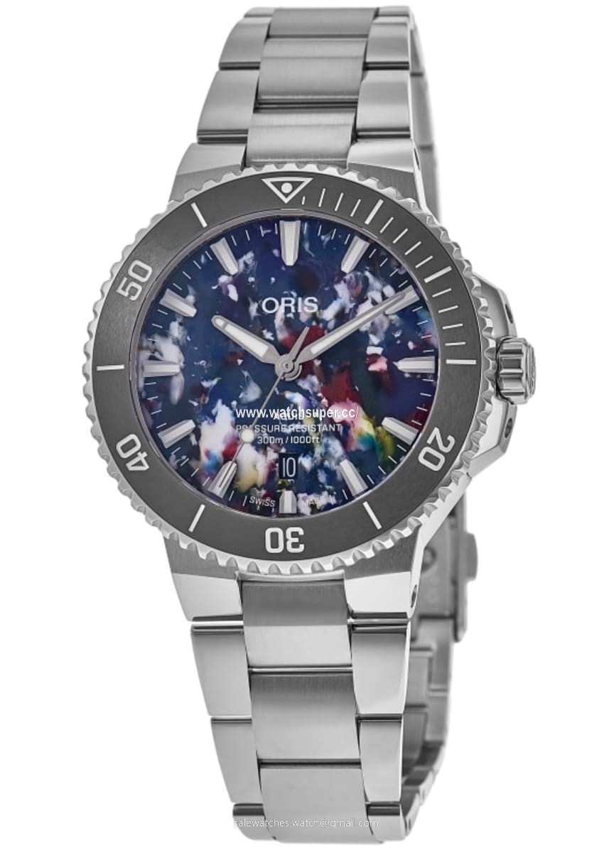 Oris Aquis Date 01 733 7789 4150-07 8 23 04PEB Ceramic & Stainless Steel 1