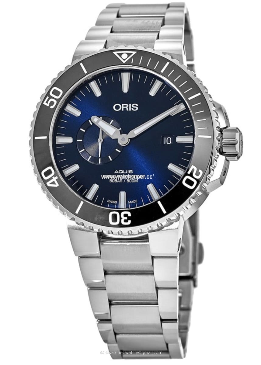 Oris Aquis Small Second, Date 01 743 7733 4135-07 8 24 05PEB Stainless Steel 1