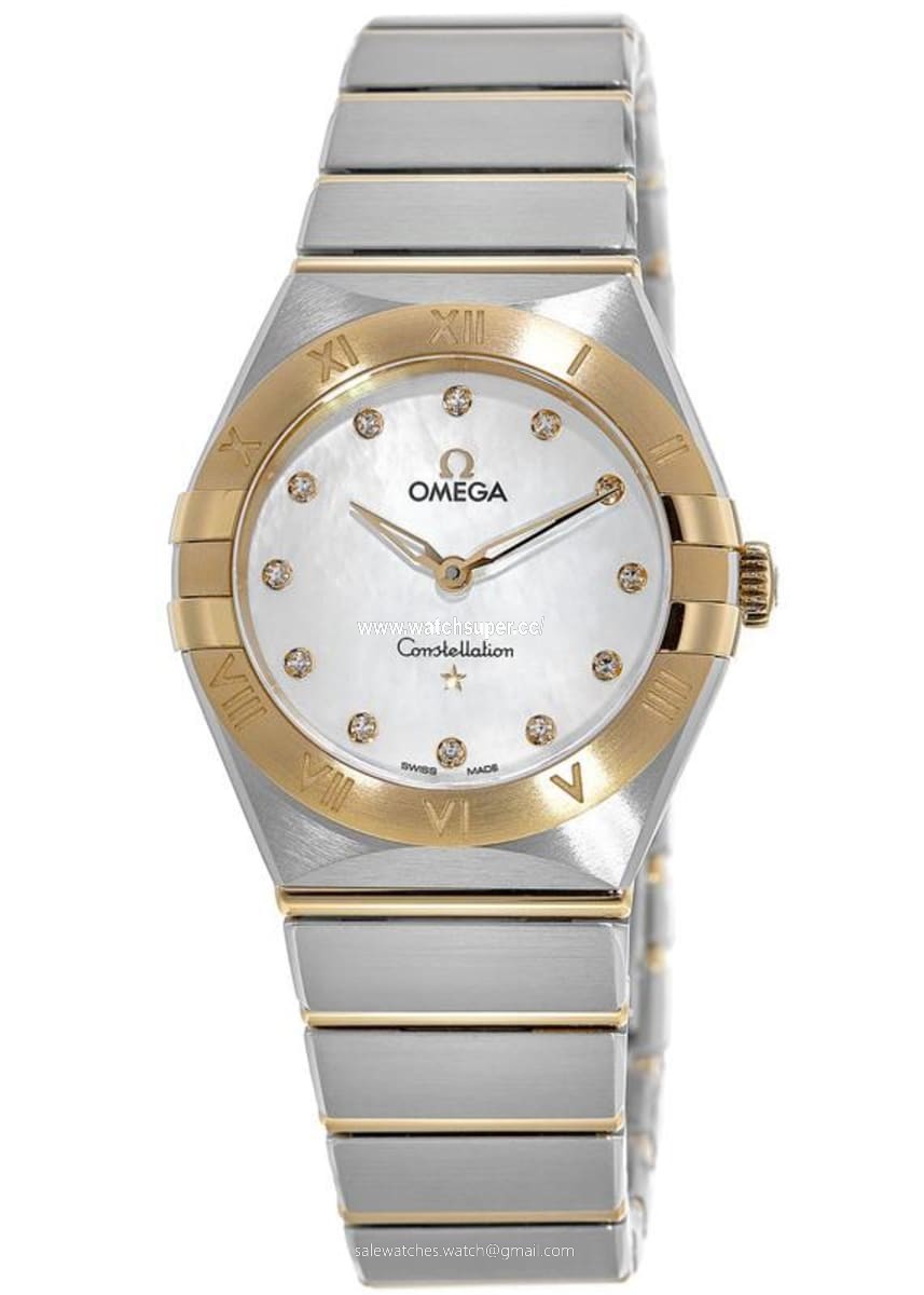 Omega Constellation Manhattan Quartz 28mm 131.20.28.60.55.002 Yellow Gold & Stainless Steel 1