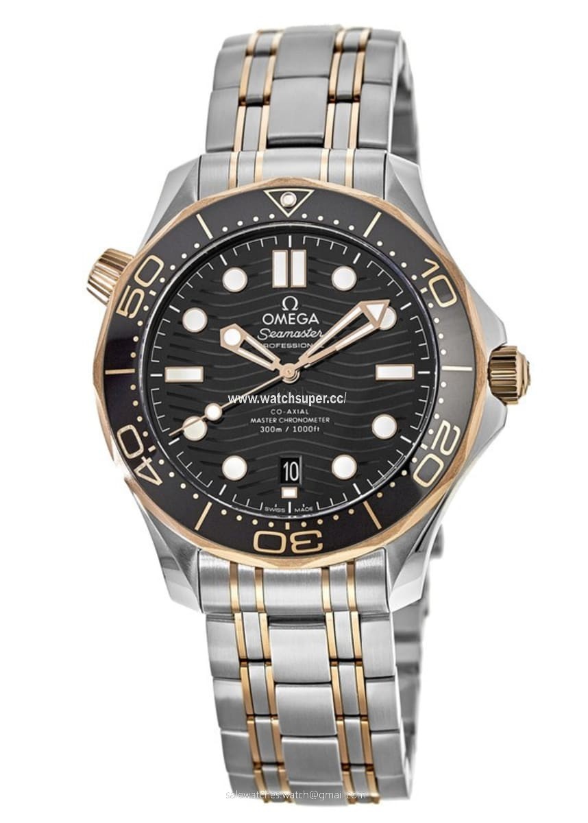 Omega Seamaster Diver 300M 210.20.42.20.01.001 Gold & Stainless Steel 1