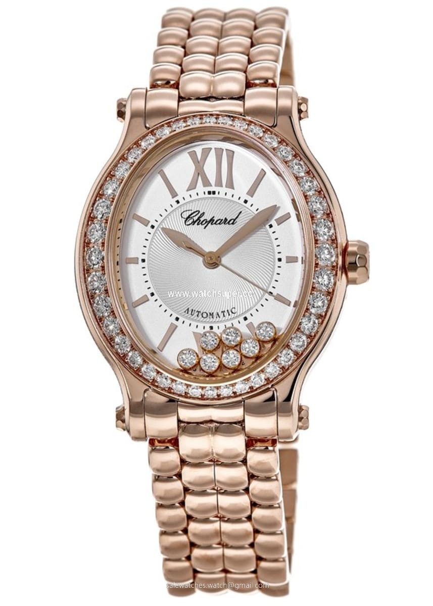 Chopard Happy Sport Oval 7 Floating Diamonds 275362-5005 Rose Gold 1