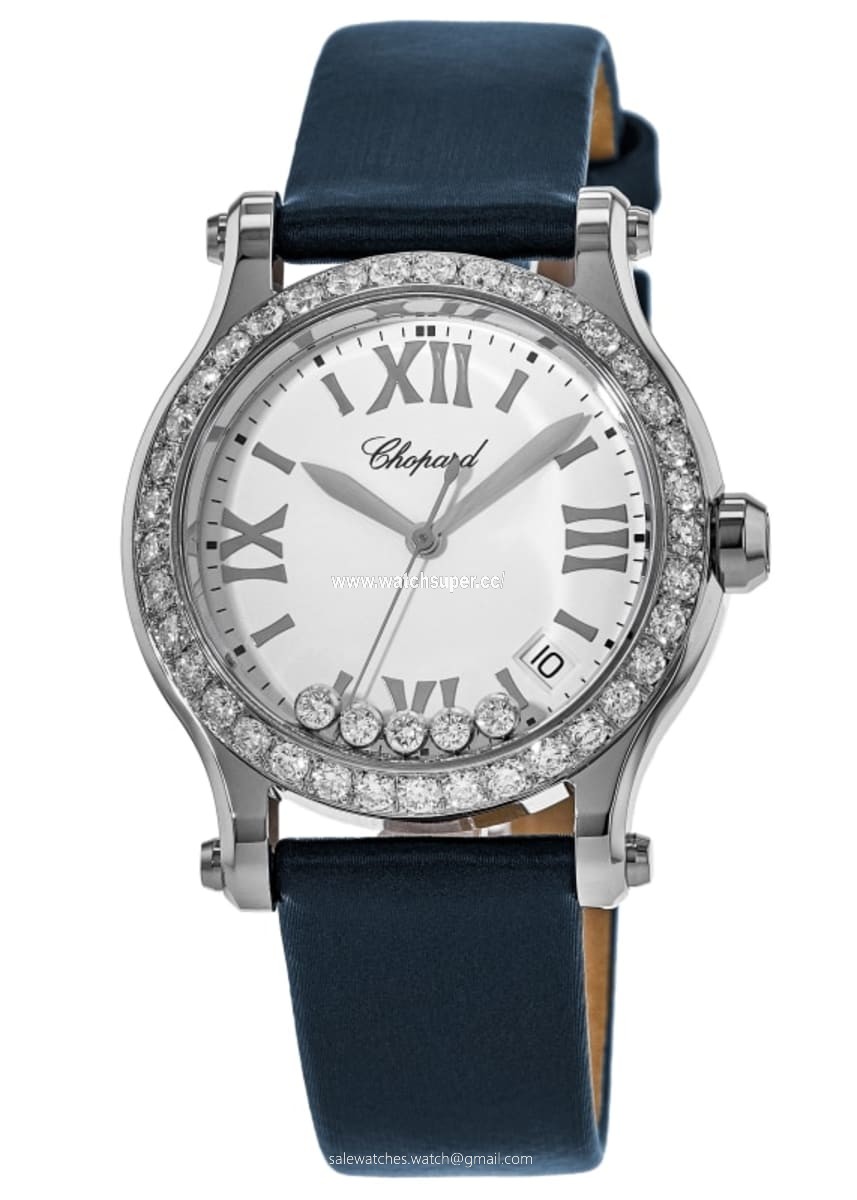 Chopard Happy Sport Medium 36mm 278582-3001S-CD Blue Stainless Steel 1