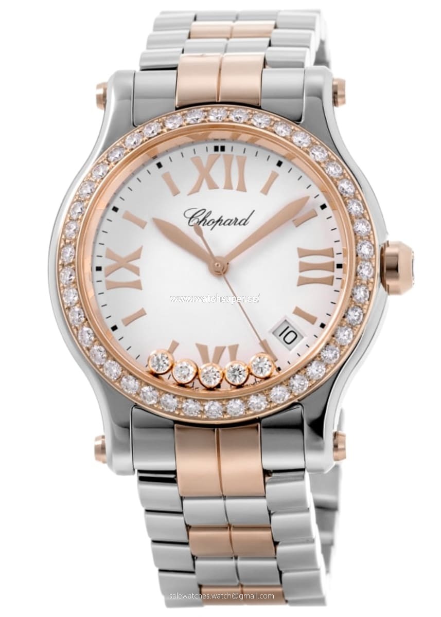 Chopard Happy Sport Medium 36mm 278582-6002-CD Rose Gold & Stainless Steel 1