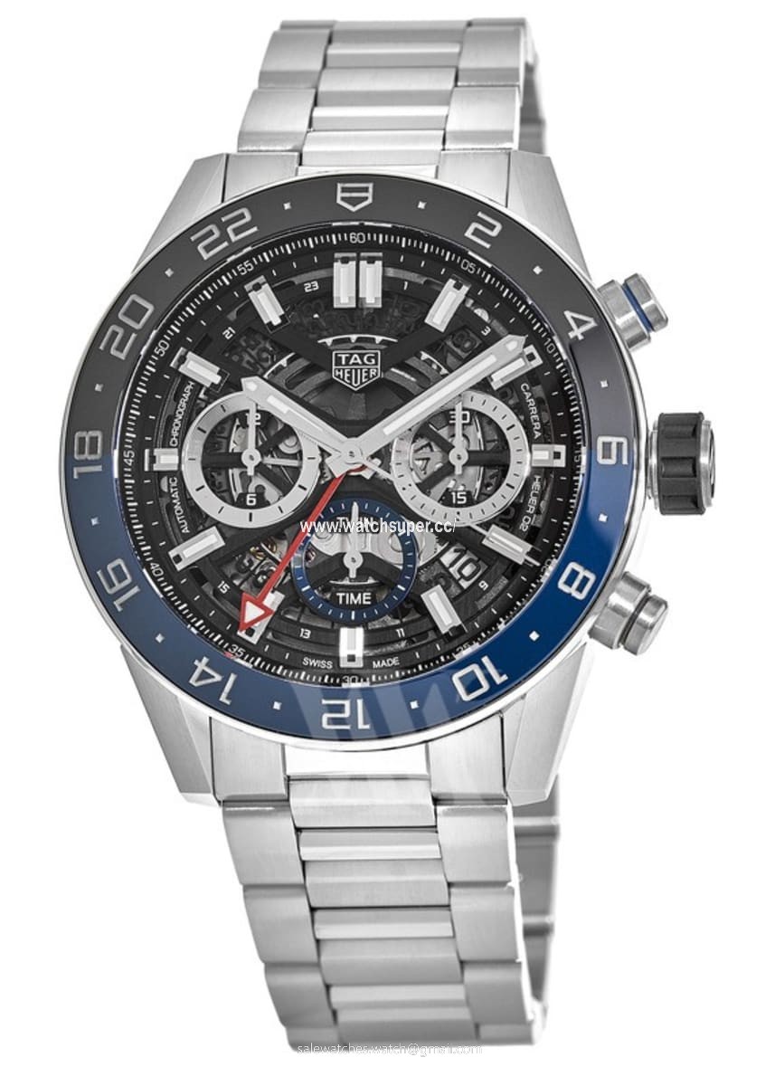 Tag Heuer Carrera Calibre Heuer 02 CBG2A1Z.BA0658 Ceramic & Stainless Steel 1