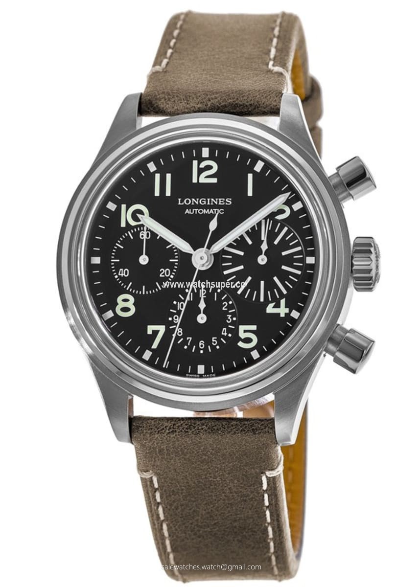 Longines Heritage Avigation Big Eye L2.816.4.53.2 Stainless Steel 1