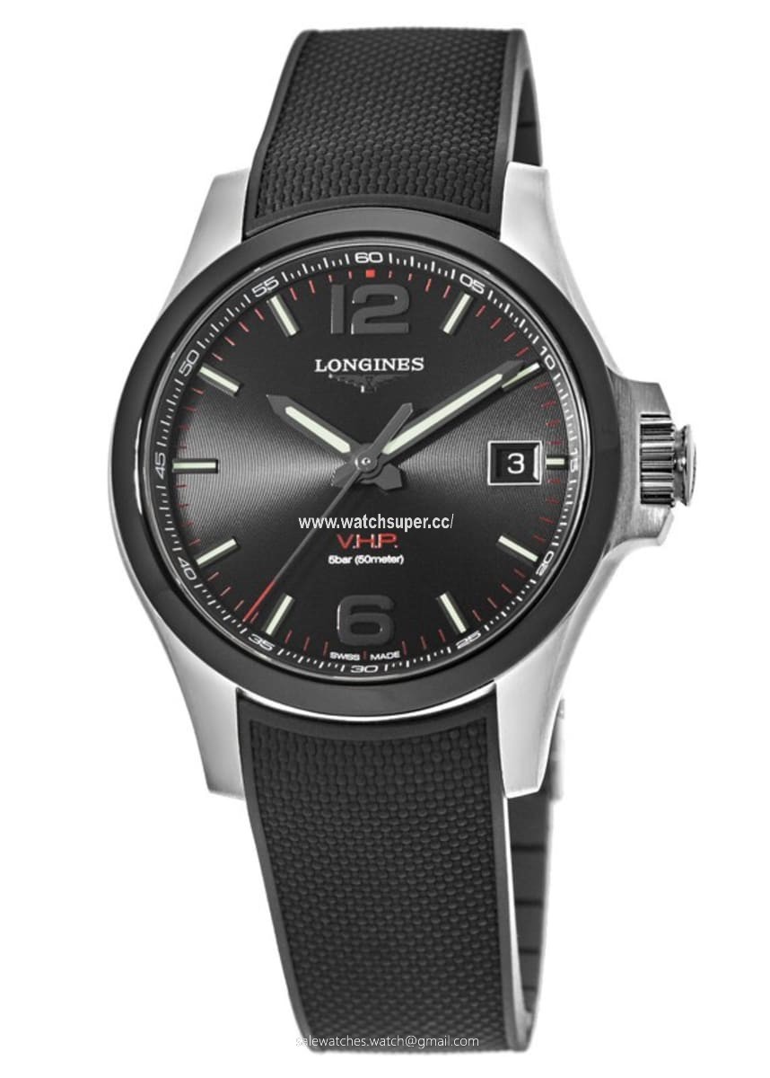 Longines Conquest V.H.P. 41mm L3.719.4.56.9 Ceramic & Stainless Steel 1