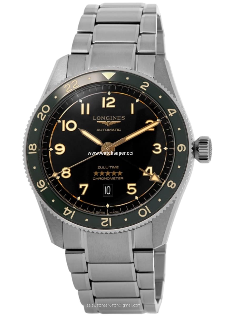 Longines Spirit Zulu Time L3.812.4.63.6 Ceramic & Stainless Steel 1