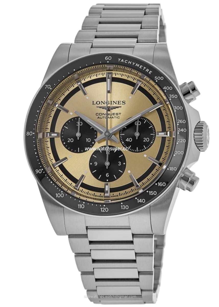 Longines Conquest Automatic Chronograph L3.835.4.32.6 Stainless Steel 1