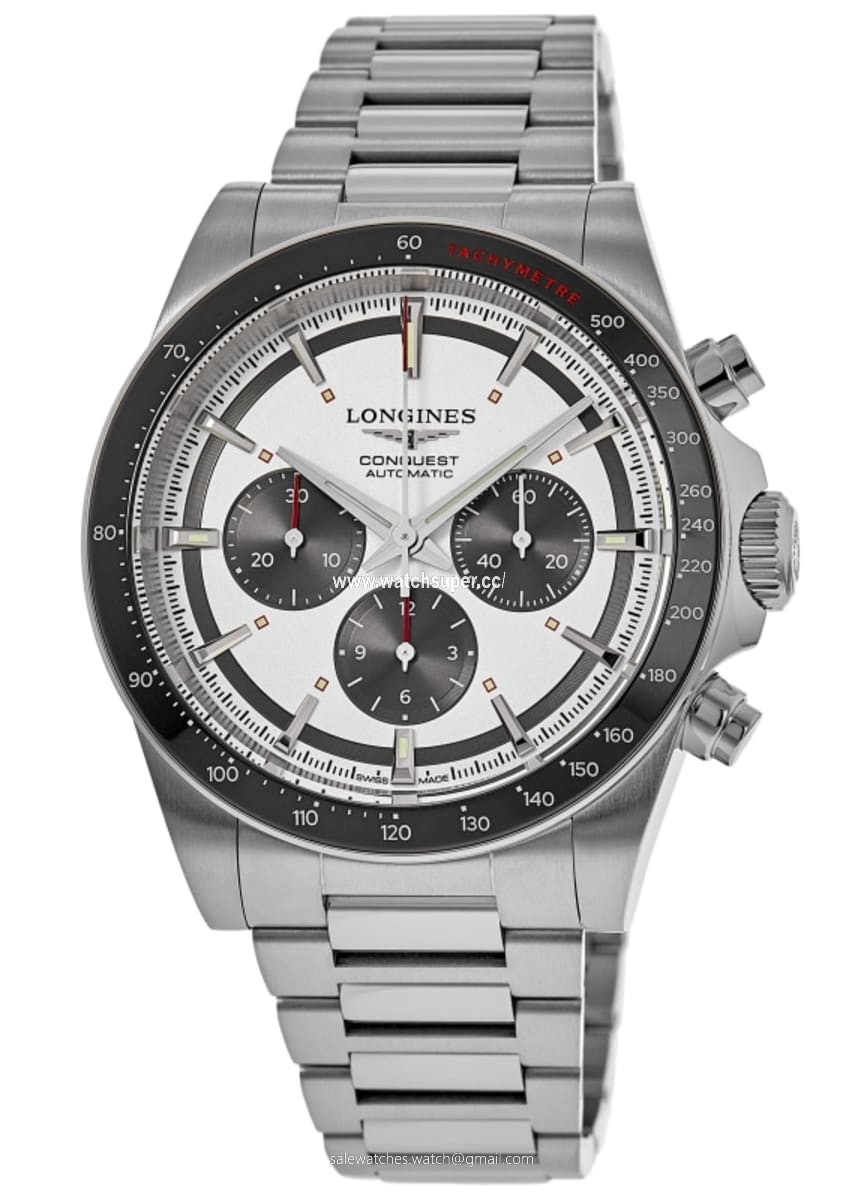 Longines Conquest Automatic Chronograph L3.835.4.72.6 Stainless Steel 1