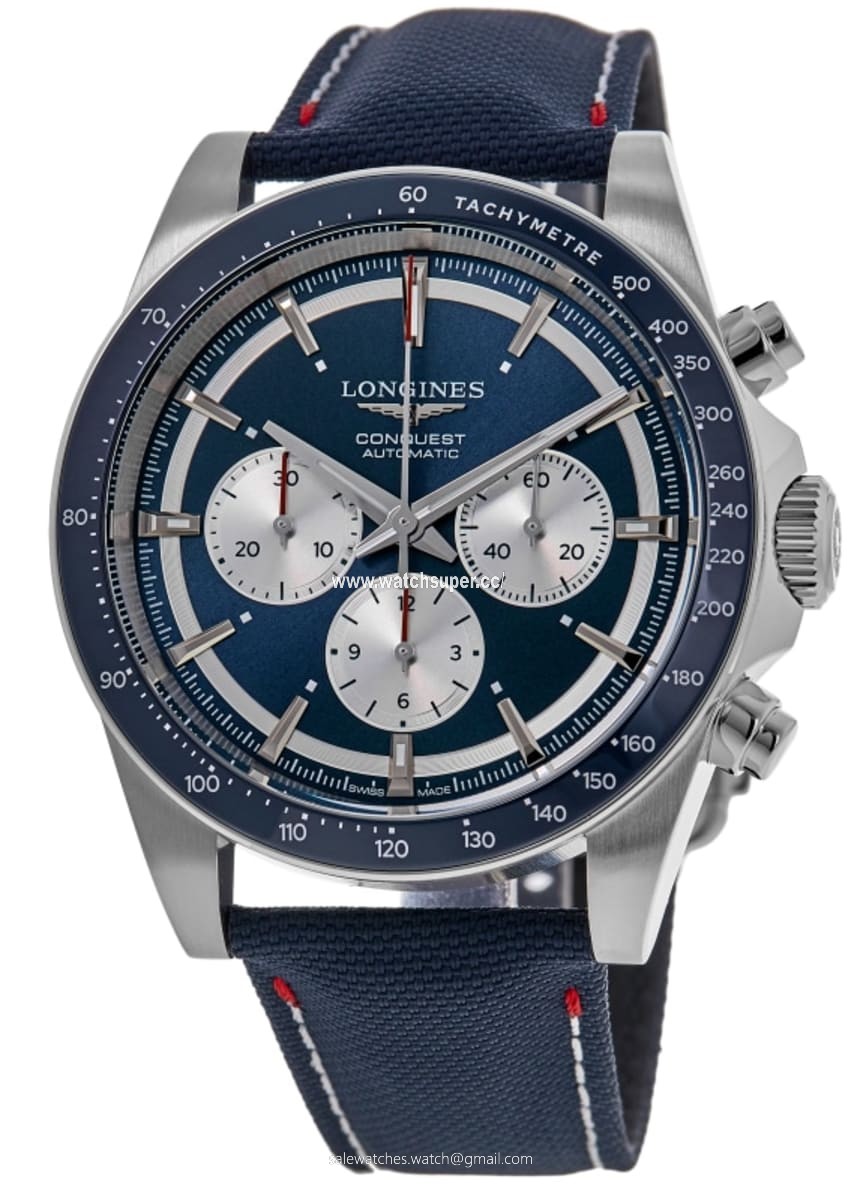 Longines Conquest Automatic Chronograph L3.835.4.91.2 Stainless Steel 1