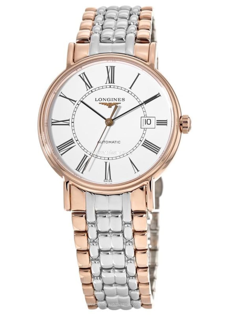 Longines Presence Automatic L4.921.1.11.7 Rose Gold & Stainless Steel 1
