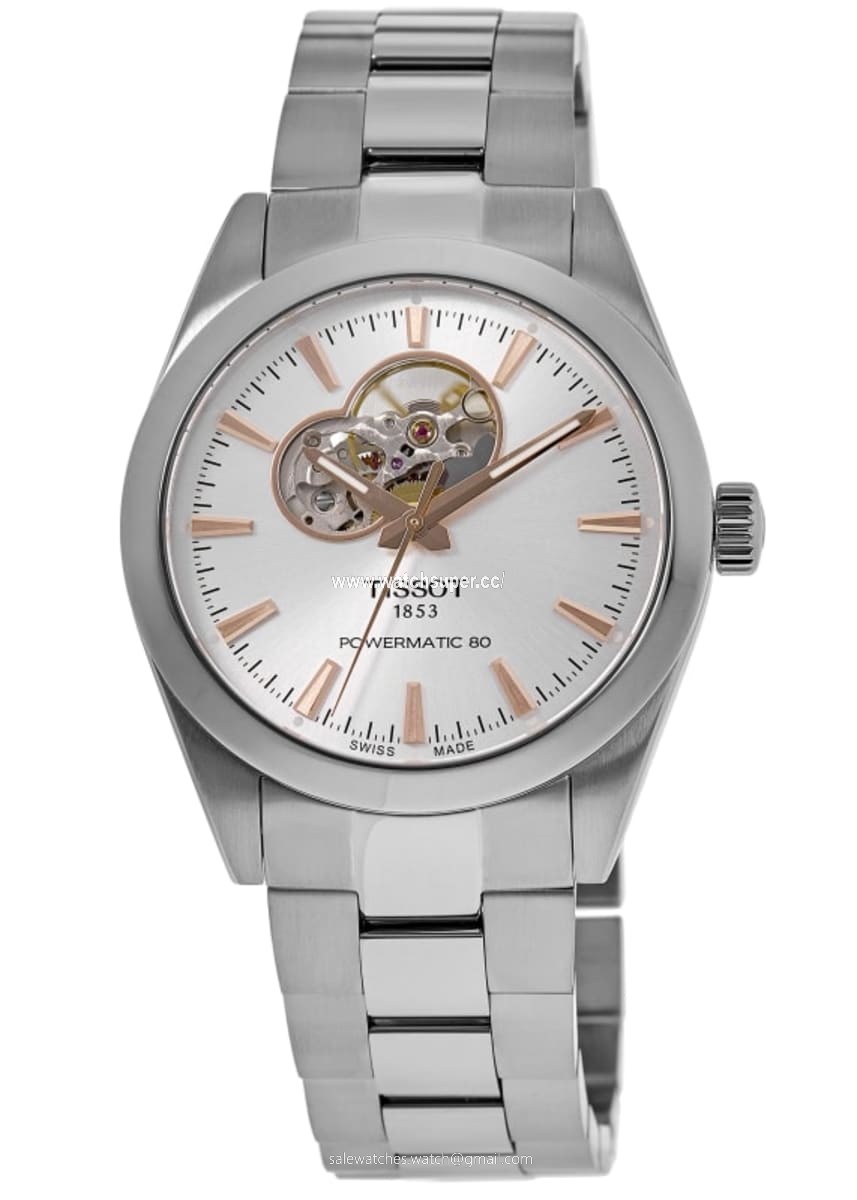 Tissot Gentleman Open Heart T127.407.11.031.01 Stainless Steel 1