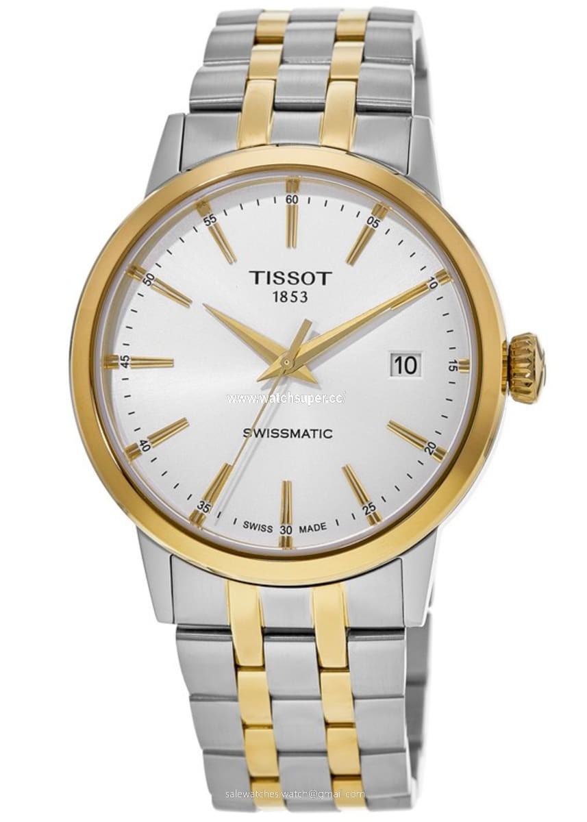 Tissot Classic Dream Swissmatic T129.407.22.031.01 Yellow Gold & Stainless Steel 1