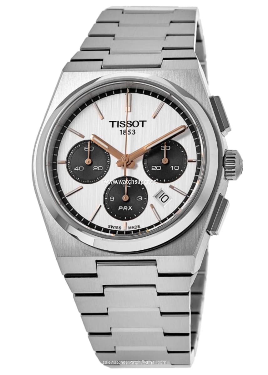 Tissot PRX Automatic Chronograph T137.427.11.011.00-SD Stainless Steel 1