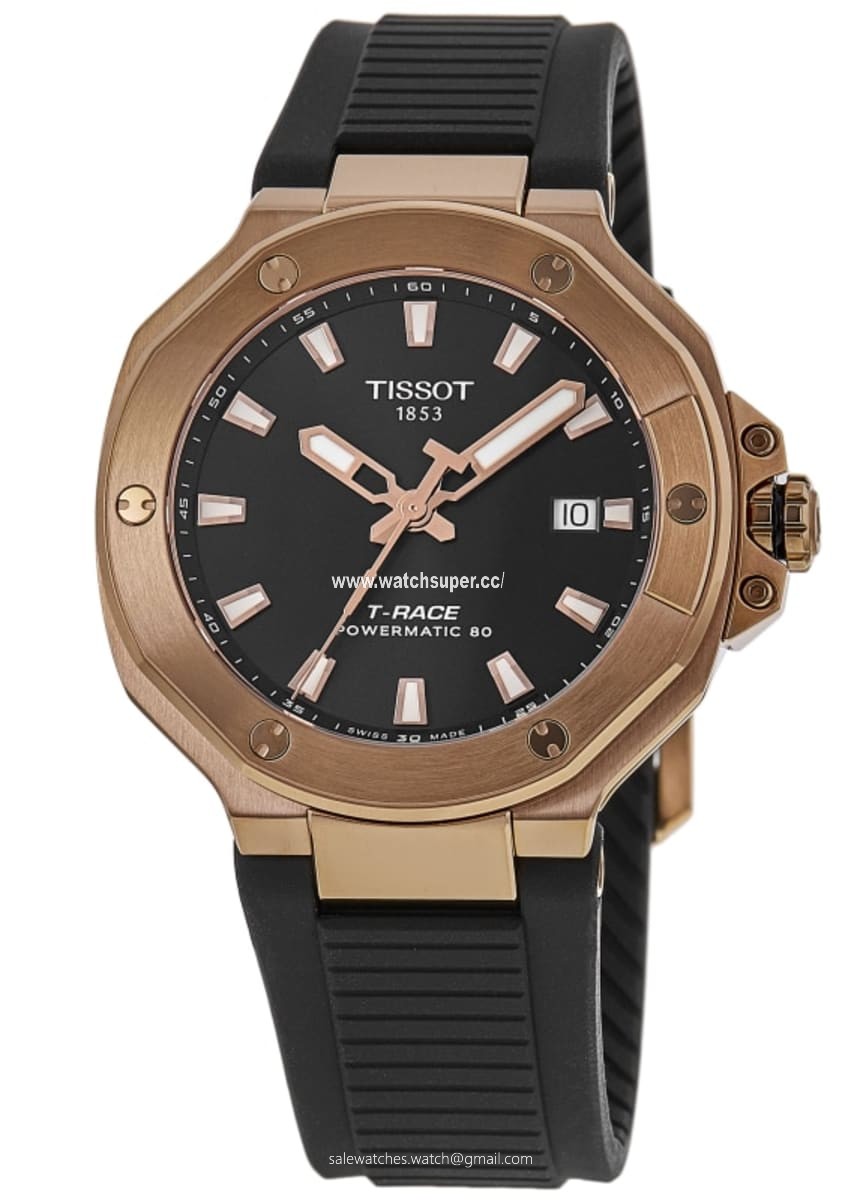 Tissot T-Race Powermatic 80 T141.807.37.051.00 Rose Gold Plated 1