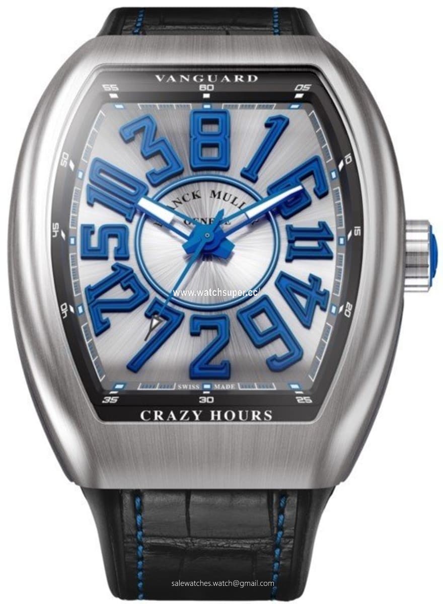 Franck Muller Vanguard Crazy Hours V 45 CH BR (BL) Stainless Steel 1