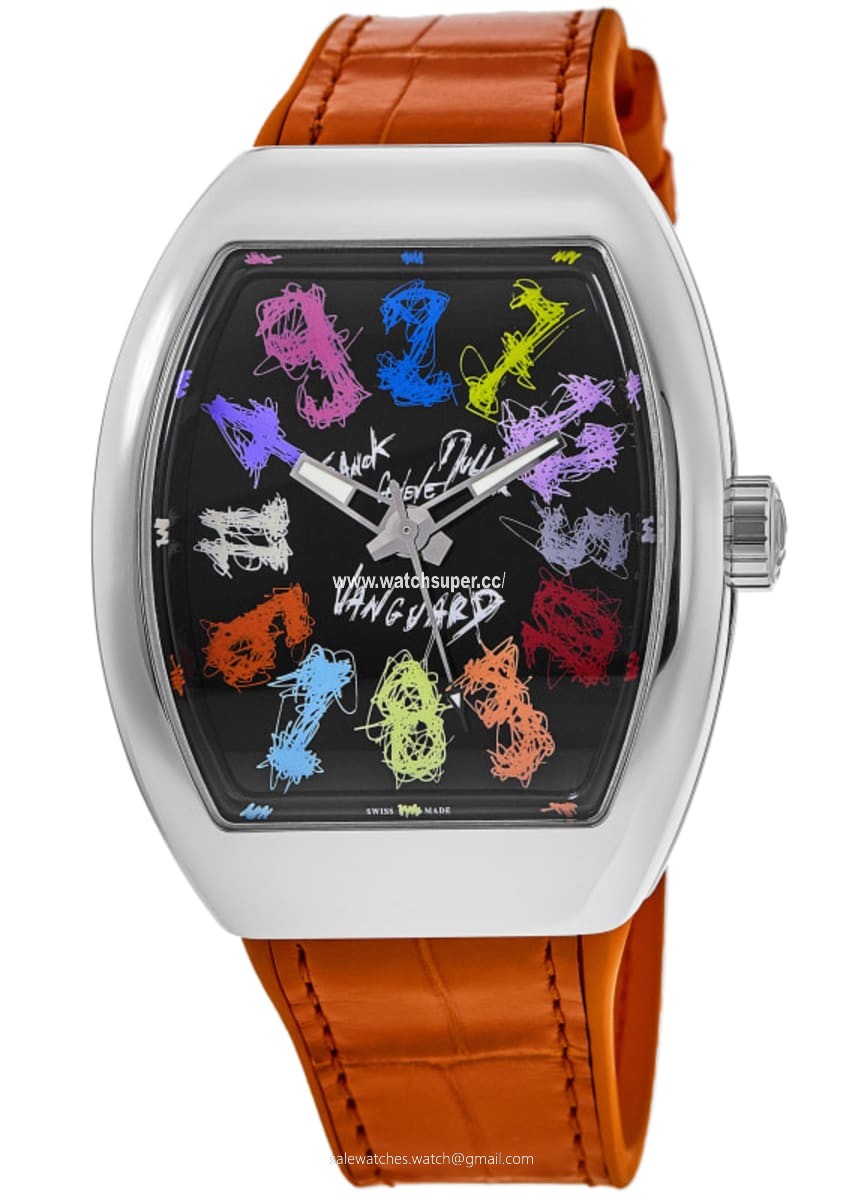 Franck Muller Vanguard Crazy Hours V 45 CH HN B Stainless Steel 1