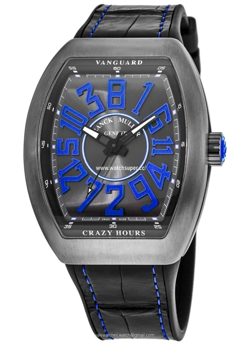 Franck Muller Vanguard Crazy Hours V 45 CH TT BR (BL) Titanium 1