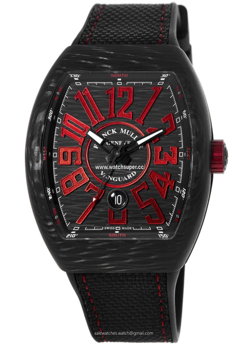 Franck Muller Vanguard  V 45 SC DT CARBON NR Carbon Fiber 1