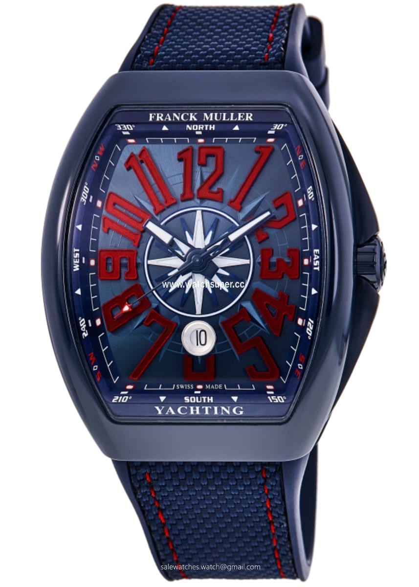 Franck Muller Vanguard Yachting V 45 SC DT YACHT CR BL MC (BL) CR Ceramic 1