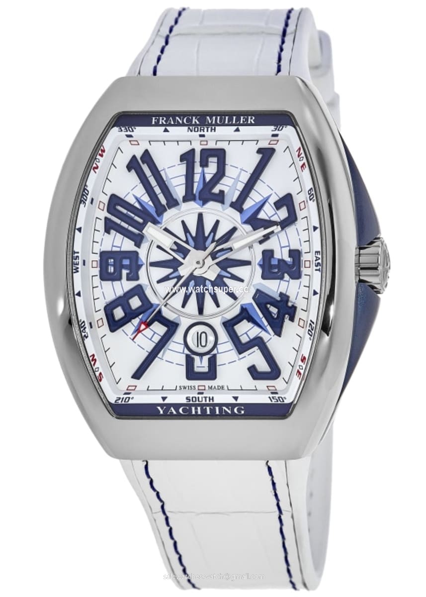 Franck Muller Vanguard Yachting V 45 SC DT YACHTING AC BL(WH) Stainless Steel 1