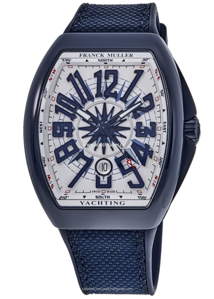 Franck Muller Vanguard Yachting V45SCYACHCRBLMCBLW Ceramic 1