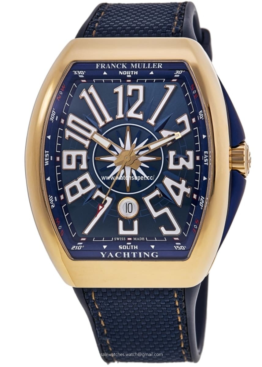 Franck Muller Vanguard Yachting V 45 SC YACHT 5N BL Rose Gold 1