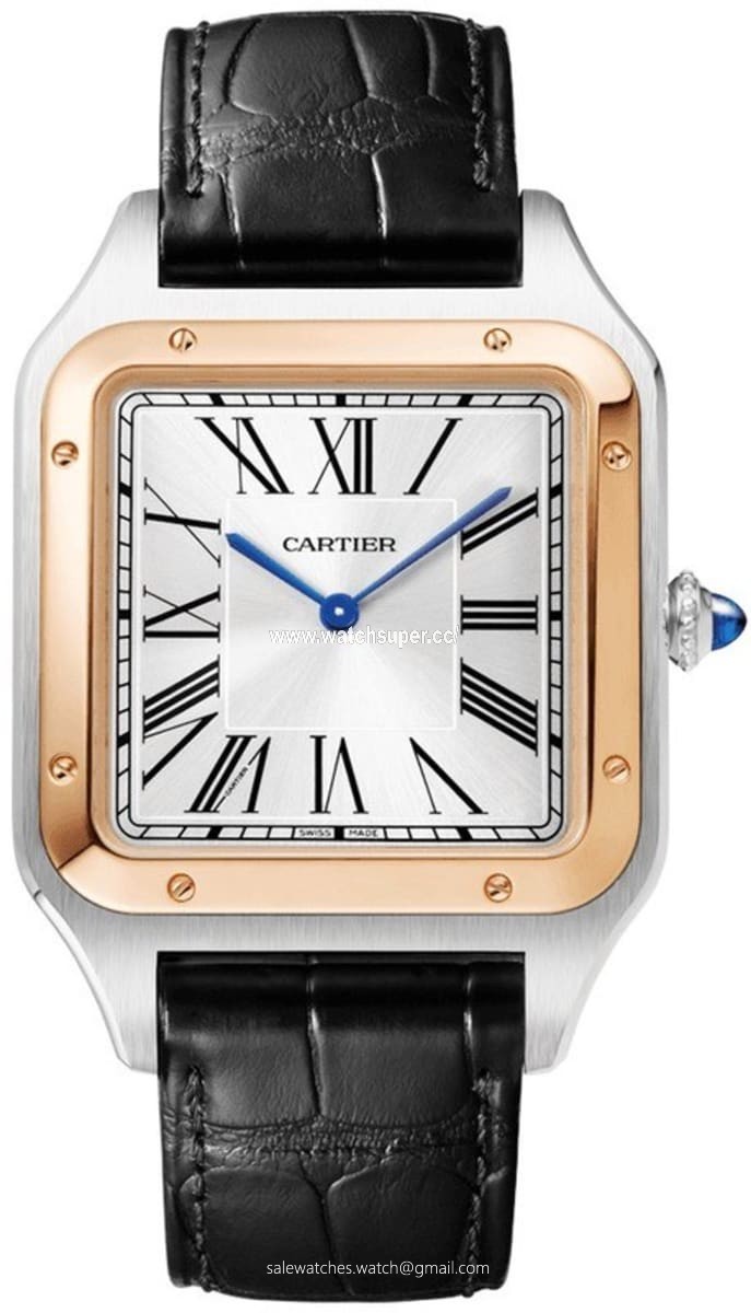 Cartier Santos Dumont W2SA0017 Rose Gold & Stainless Steel 1