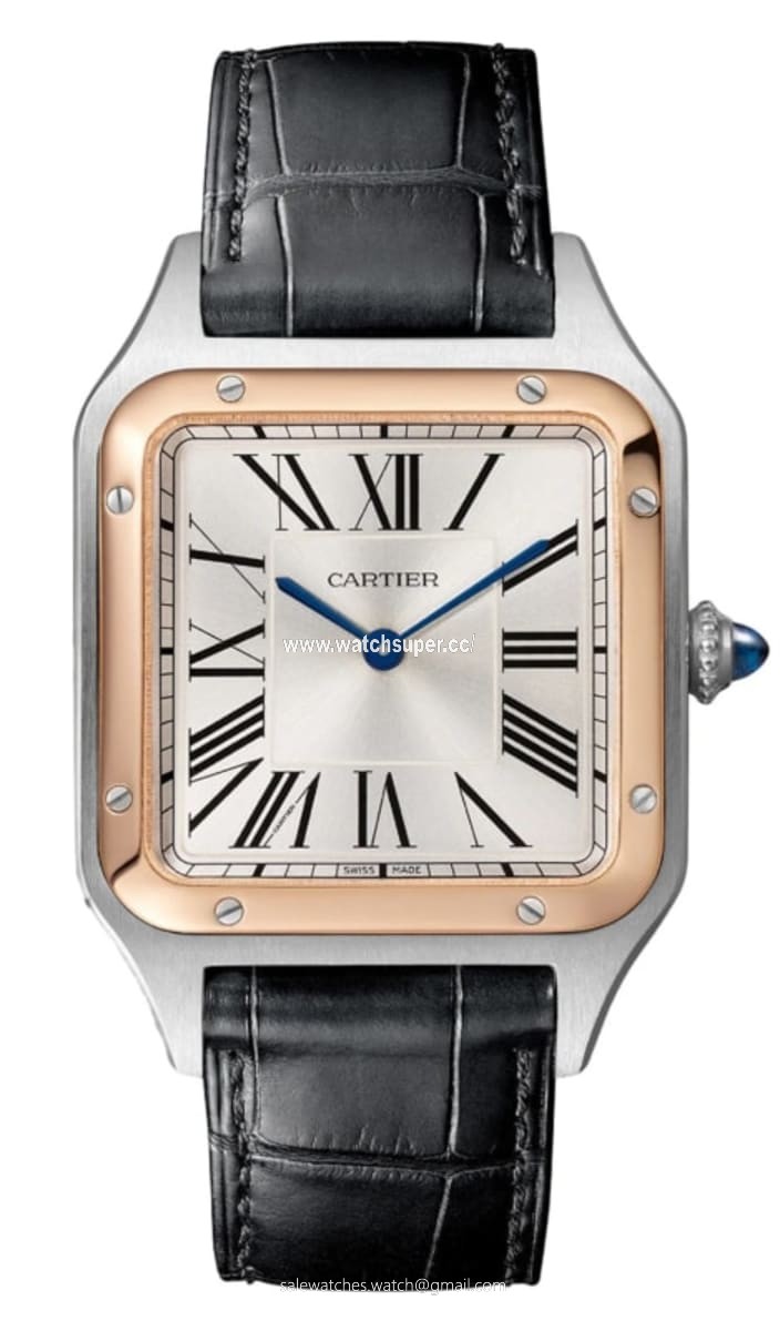 Cartier Santos Dumont W2SA0038 Rose Gold & Stainless Steel 1