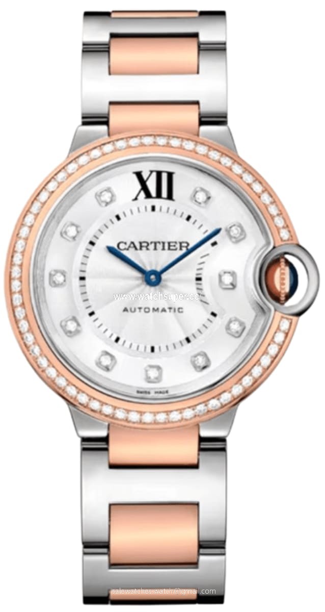 Cartier Ballon Bleu de Cartier W3BB0024 Rose Gold & Stainless Steel 1