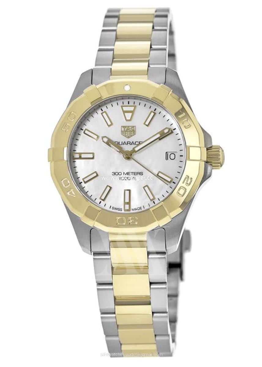 Tag Heuer Aquaracer Lady 300M 32MM WBD1320.BB0320 Yellow Gold Plated 1
