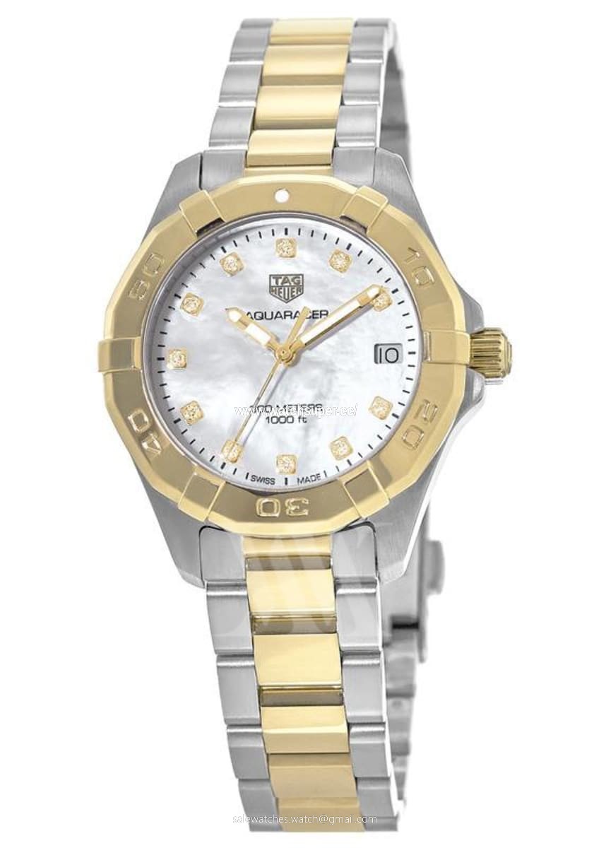 Tag Heuer Aquaracer Lady 300M 32MM WBD1322.BB0320 Yellow Gold Plated 1
