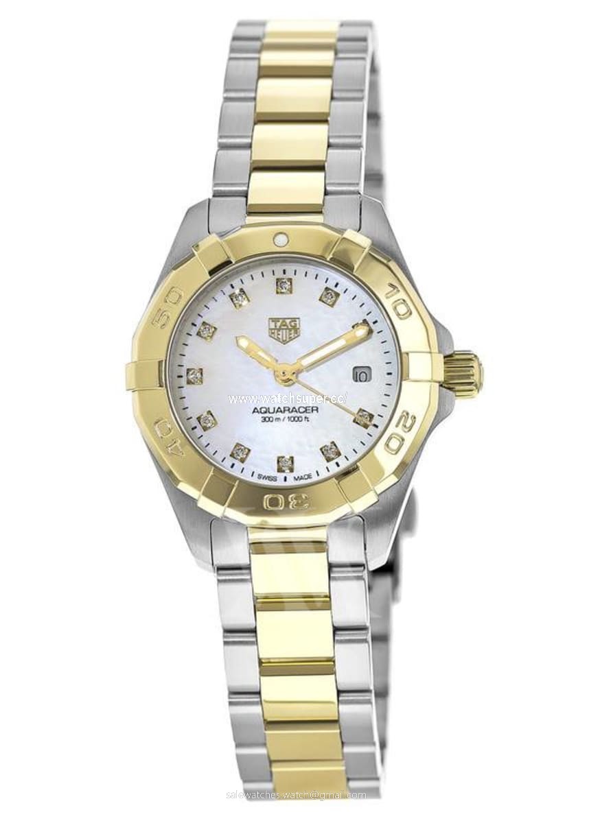Tag Heuer Aquaracer Lady 300M 27MM WBD1422.BB0321 Yellow Gold Plated 1