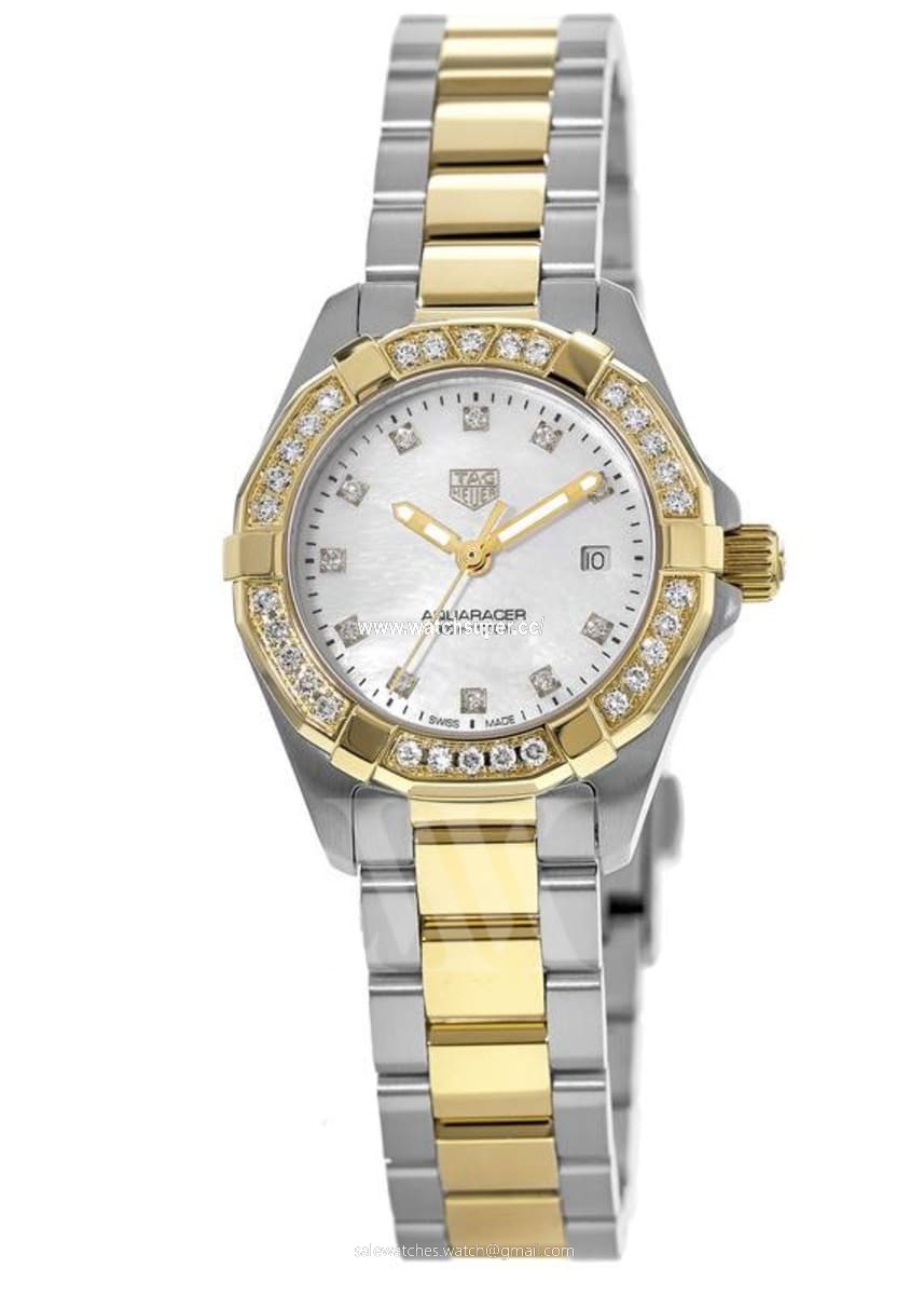 Tag Heuer Aquaracer Lady 300M 27MM WBD1423.BB0321 Yellow Gold Plated 1