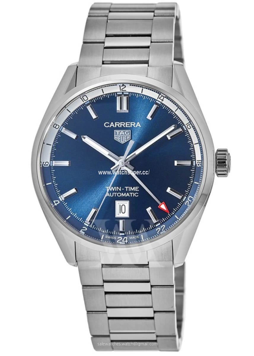 Tag Heuer Carrera Calibre 7 Twin Time WBN201A.BA0640 Stainless Steel 1