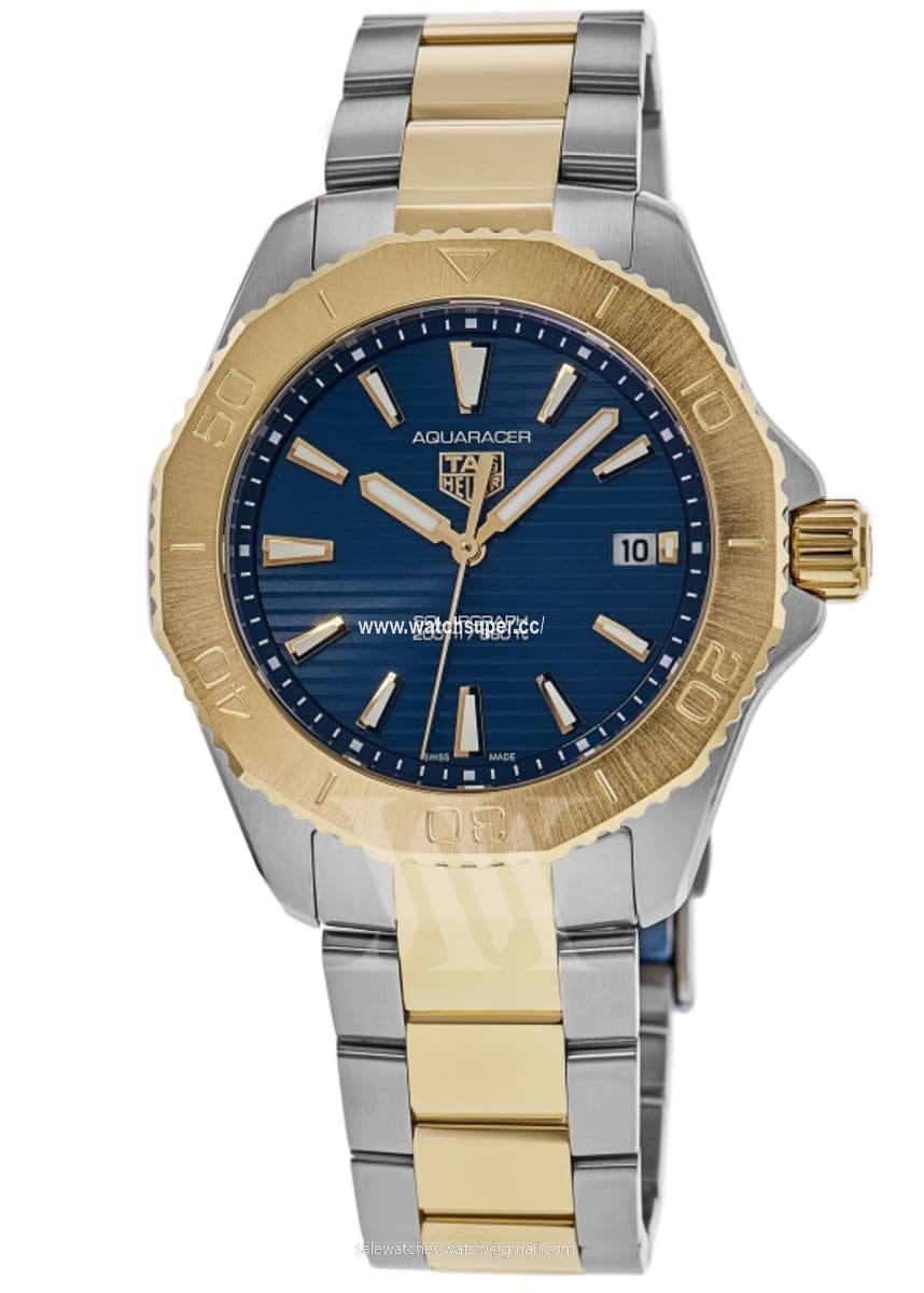 Tag Heuer Aquaracer Solargraph WBP1120.BB0002 Yellow Gold Plated 1