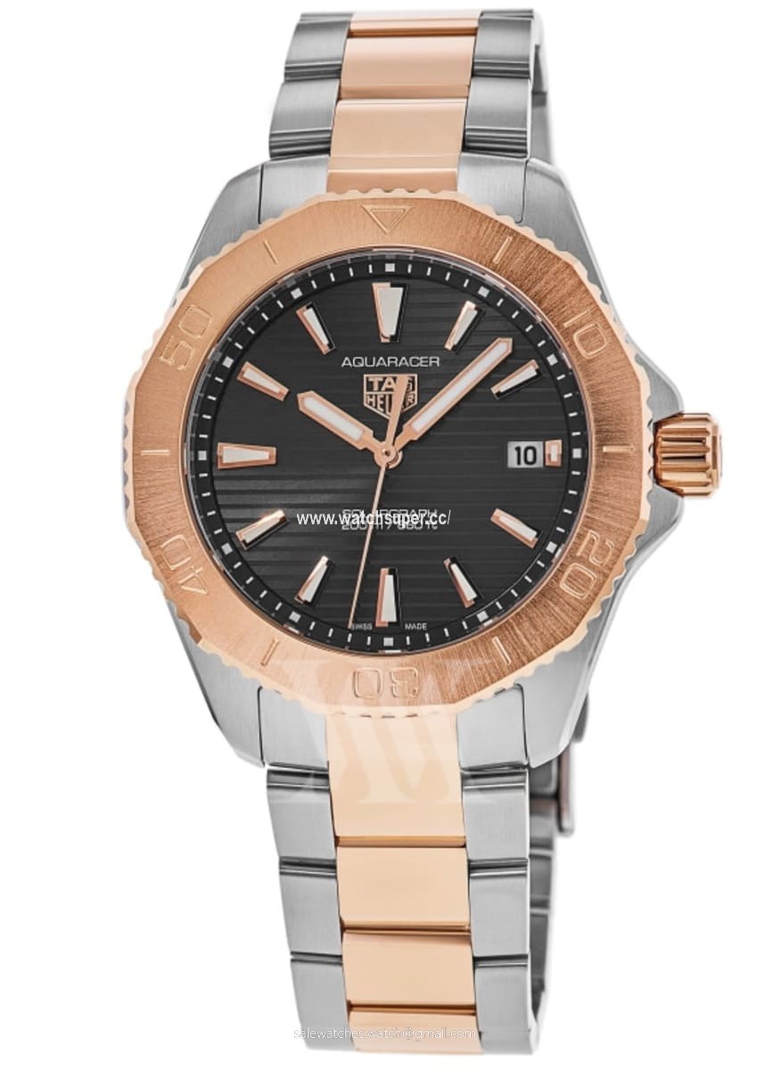 Tag Heuer Aquaracer Solargraph WBP1121.BB0003 Rose Gold Plated 1