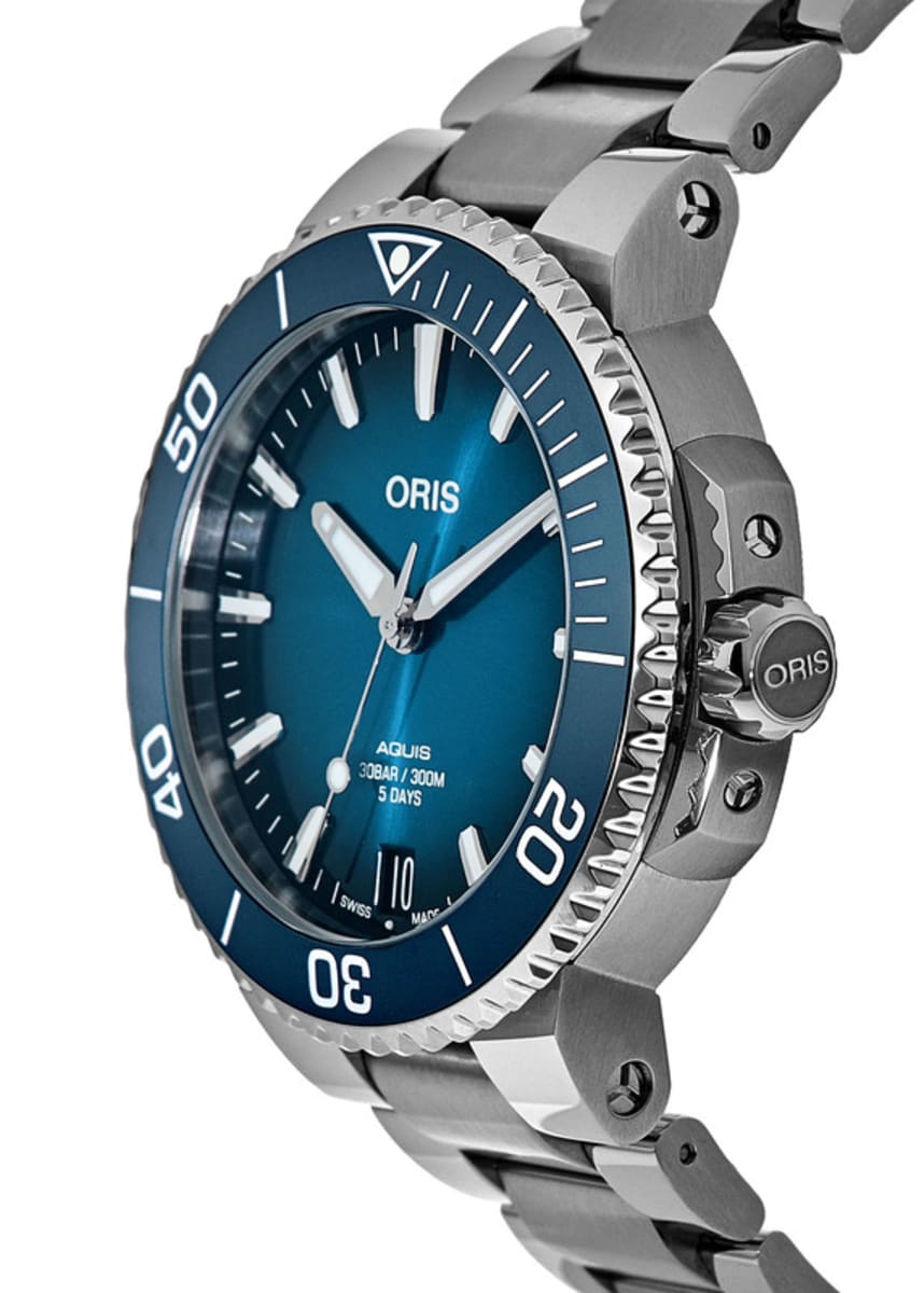 Oris Aquis Date 01 400 7769 4135-07 8 22 09PEB Stainless Steel 2