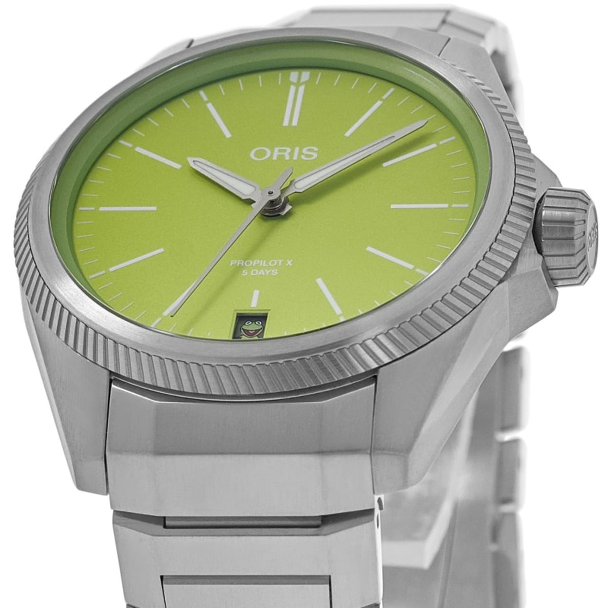 Oris ProPilot X Kermit 01 400 7778 7157-SET Titanium 2