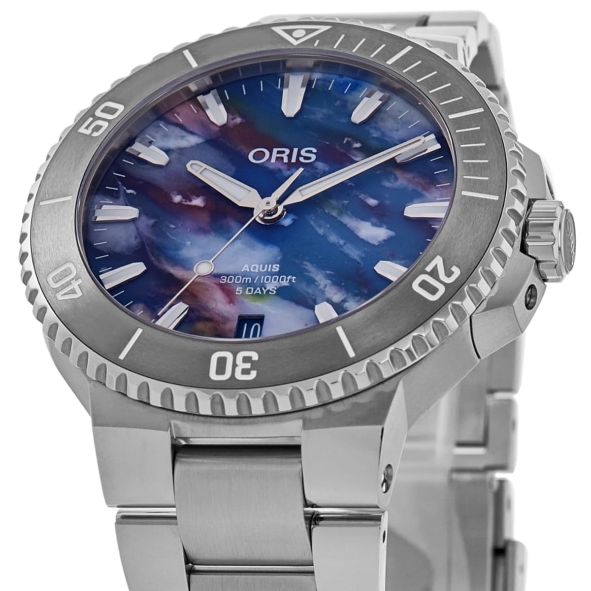 Oris Aquis Date 01 400 7790 4150-07 8 23 02PEB Stainless Steel 2