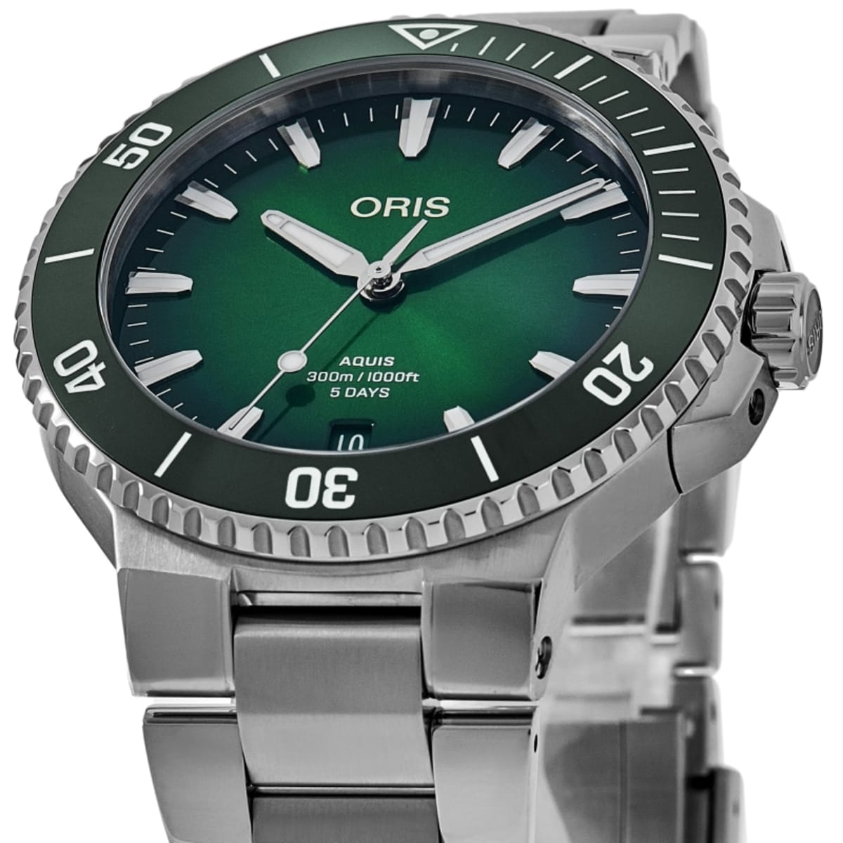 Oris Aquis Date 01 400 7790 4157-07 8 23 02PEB Stainless Steel 2