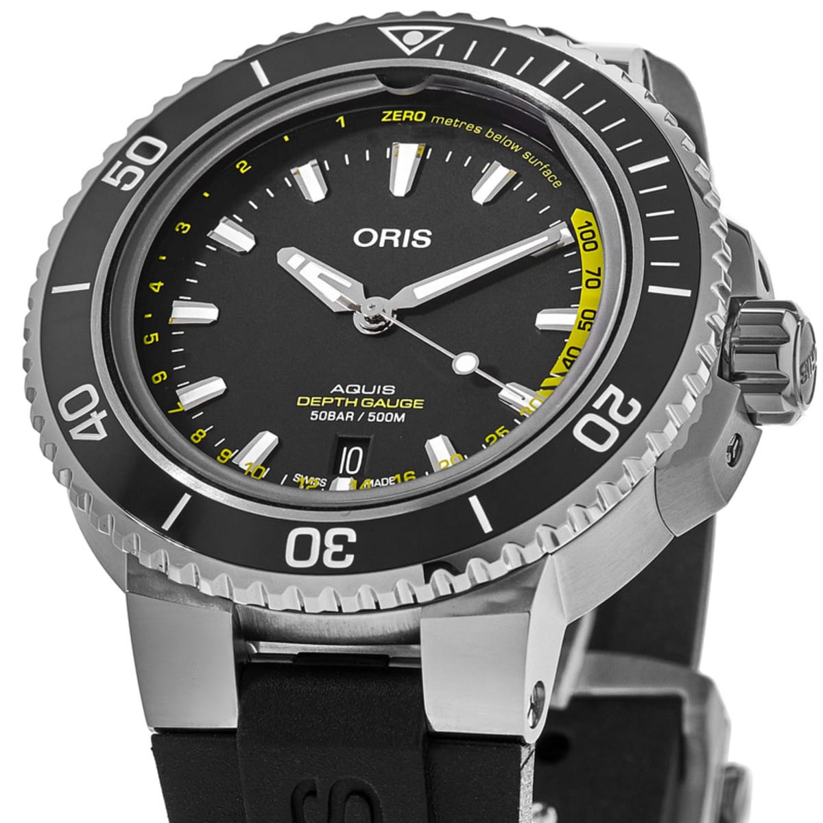 Oris Aquis Depth Gauge 01 733 7755 4154-Set RS Stainless Steel 2
