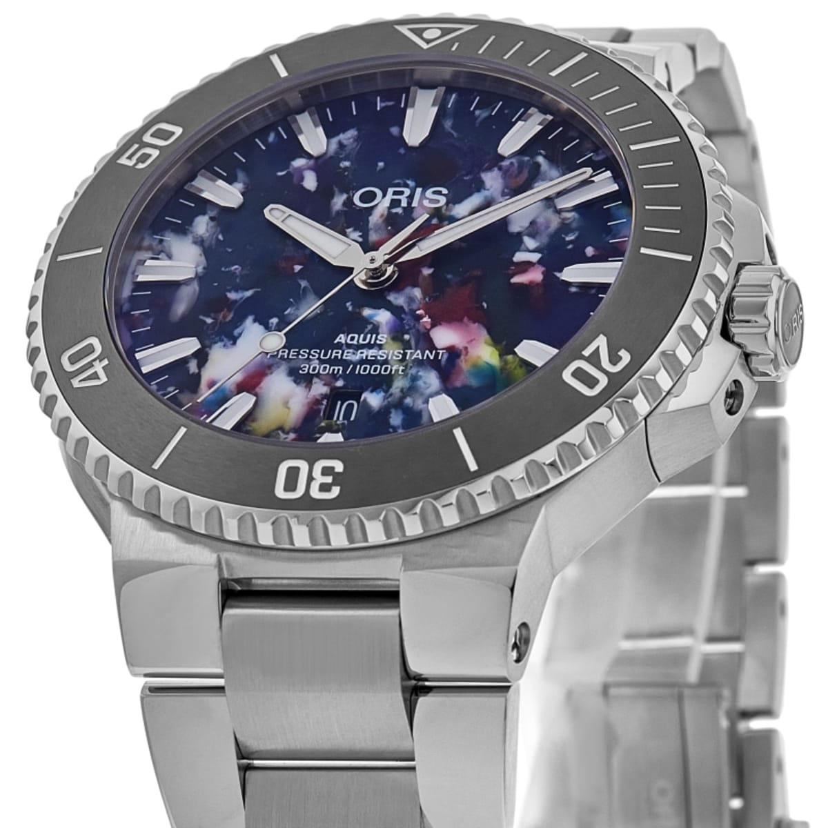 Oris Aquis Date 01 733 7789 4150-07 8 23 04PEB Ceramic & Stainless Steel 2