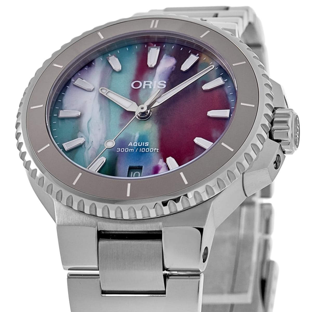 Oris Aquis Date 01 733 7792 4150-07 8 19 05P Stainless Steel 2