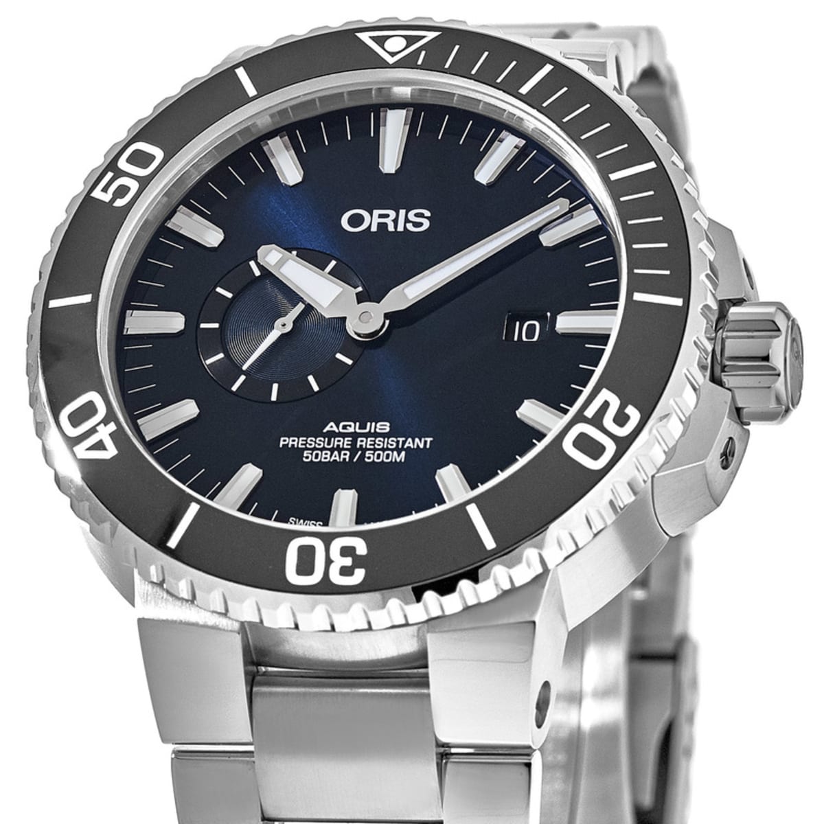 Oris Aquis Small Second, Date 01 743 7733 4135-07 8 24 05PEB Stainless Steel 2