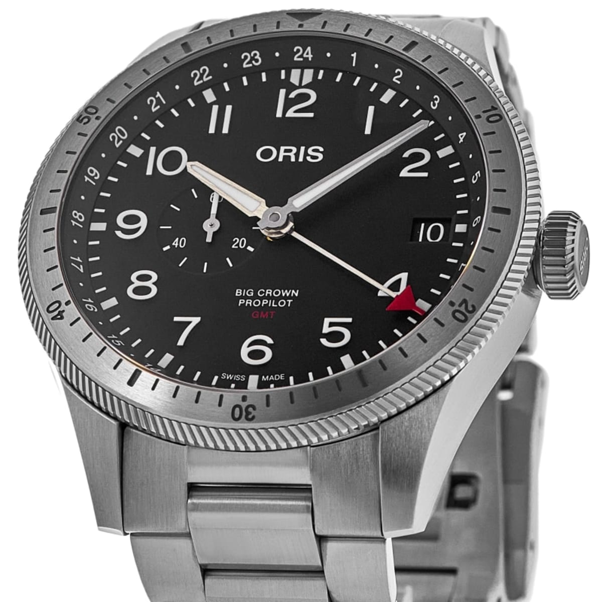 Oris Big Crown ProPilot Timer GMT 01 748 7756 4064-07 8 22 08 Stainless Steel 2