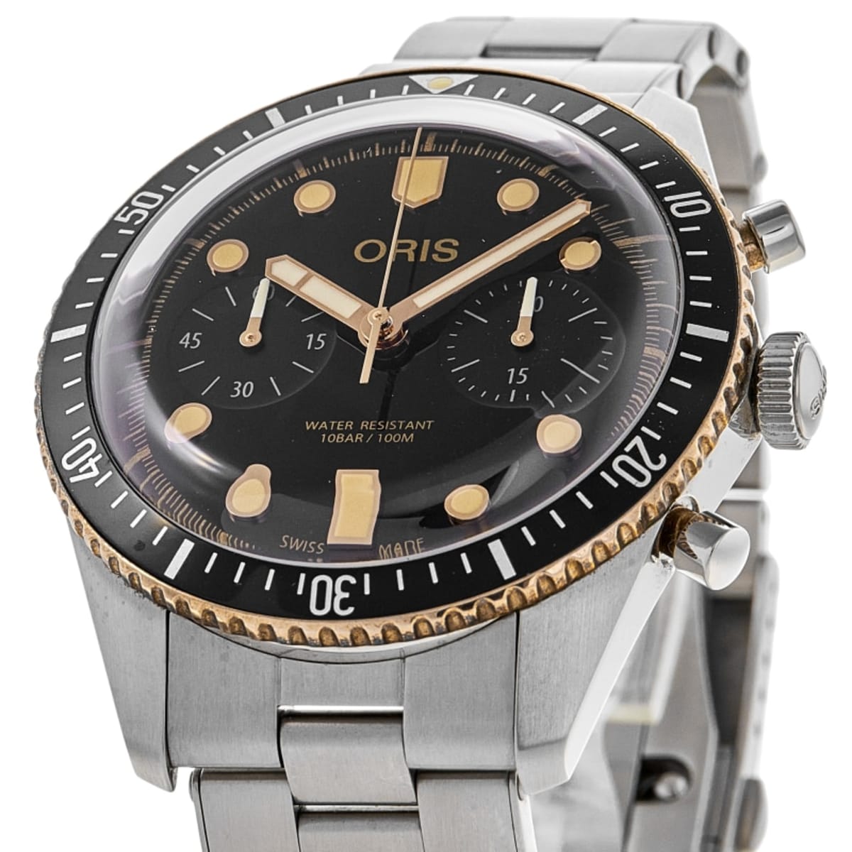 Oris Divers Sixty-Five Chronograph 01 771 7744 4354-07 8 21 18-PO Stainless Steel 2